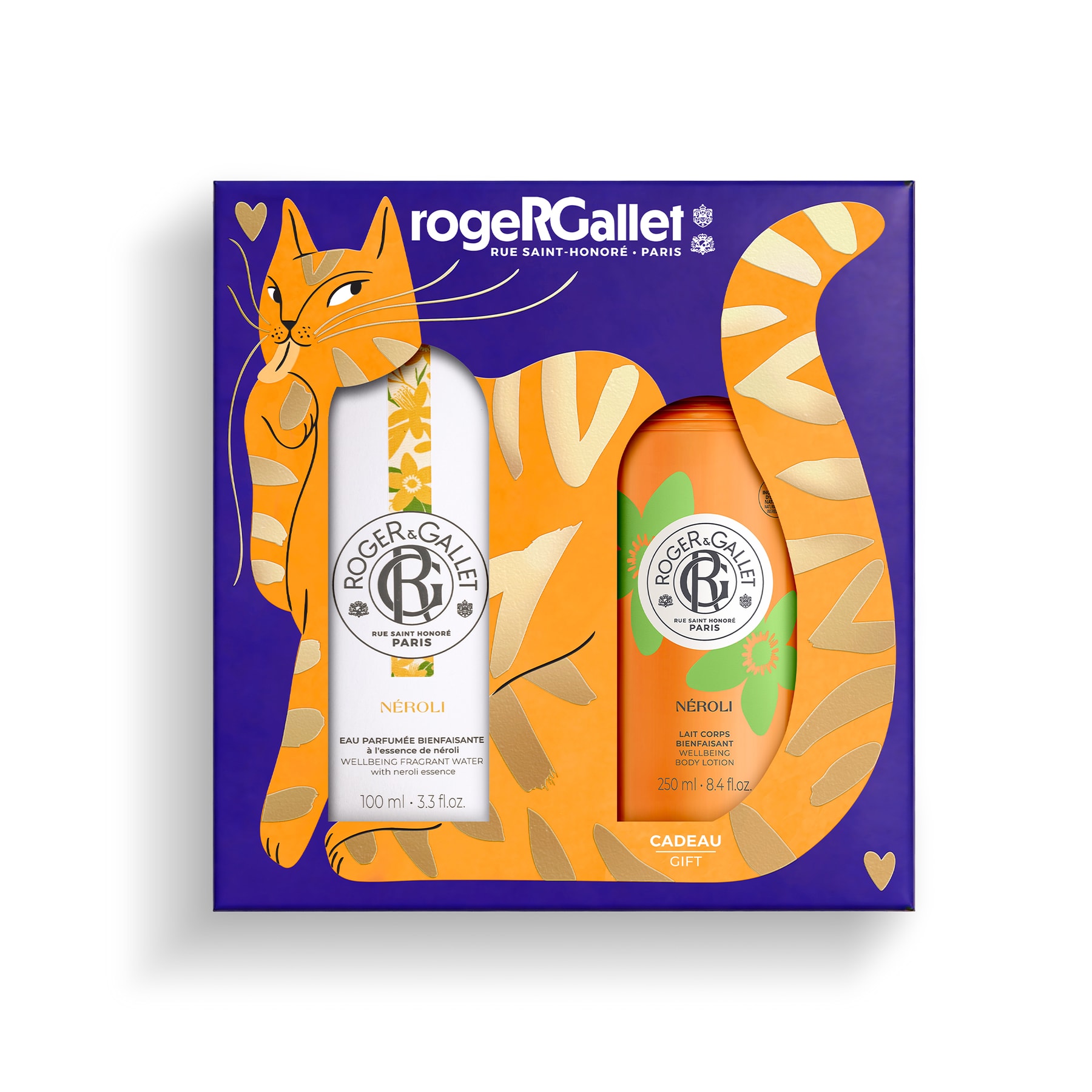 Néroli Coffret Eau Parfumée Bienfaisante Néroli 100ml + Lait Corps Bienfaisant