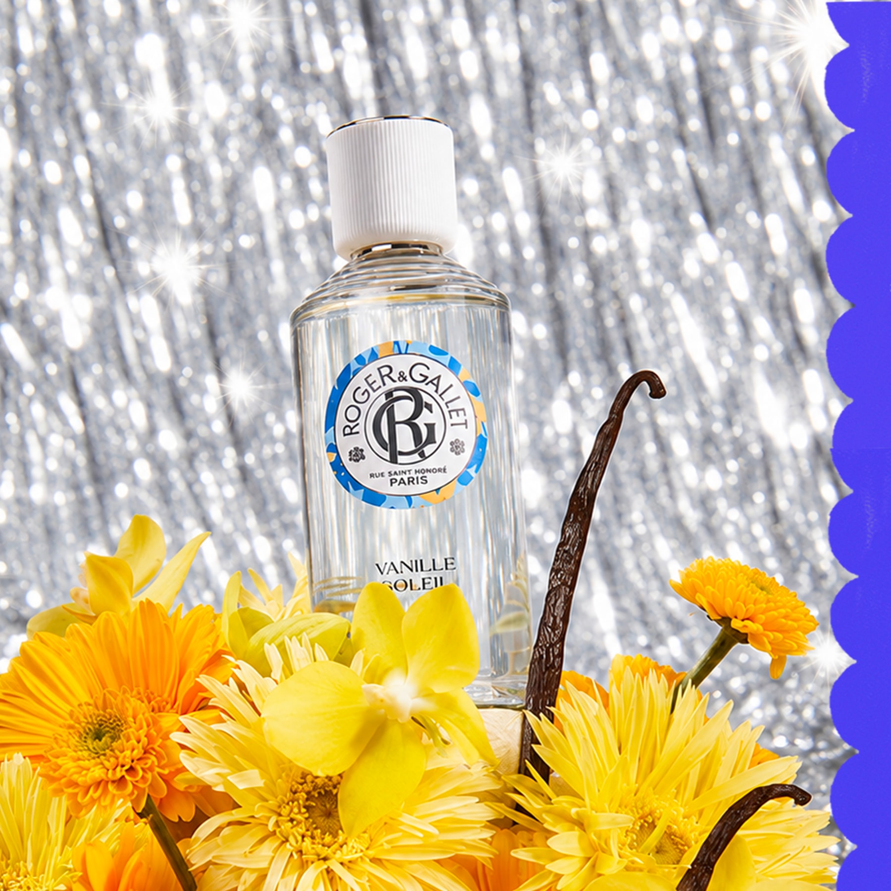 Vanille Soleil Coffret Noël eau parfumée bienfaisante 30ml + crème mains bienfaisante
