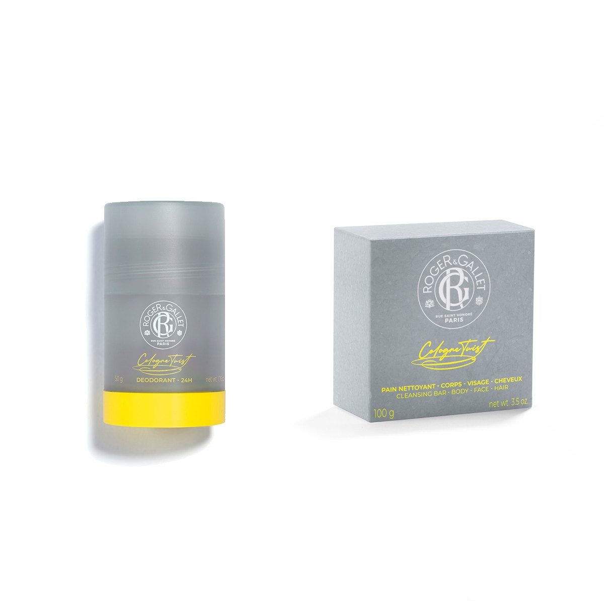 Cologne Twist Duo Déodorant Stick 24h* & Nettoyant 3 en 1
